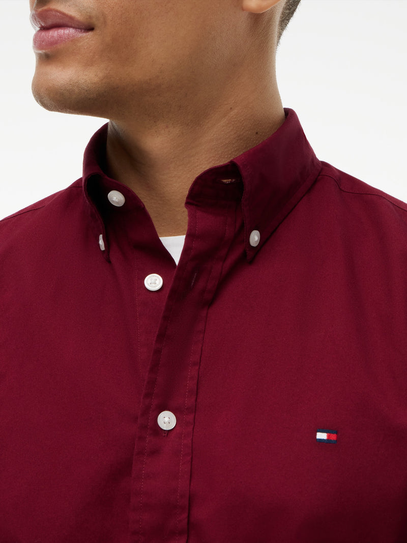 Regular Fit Solid Poplin Shirt