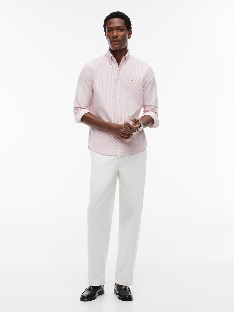Regular Fit Stripe Oxford Shirt