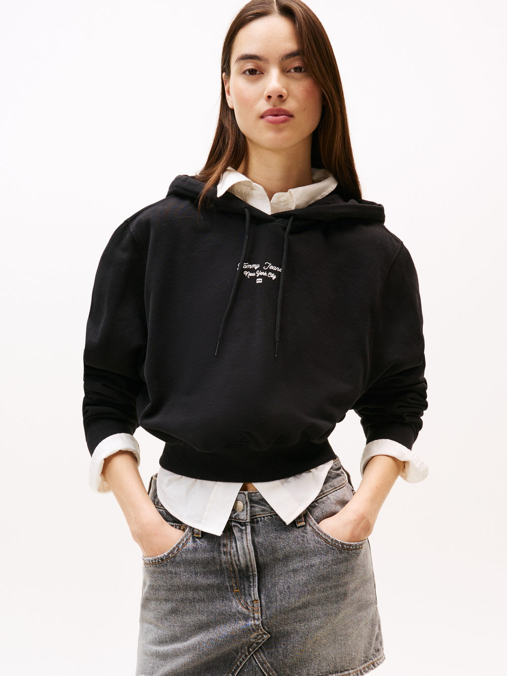 Relaxed Fit Terry Hoodie