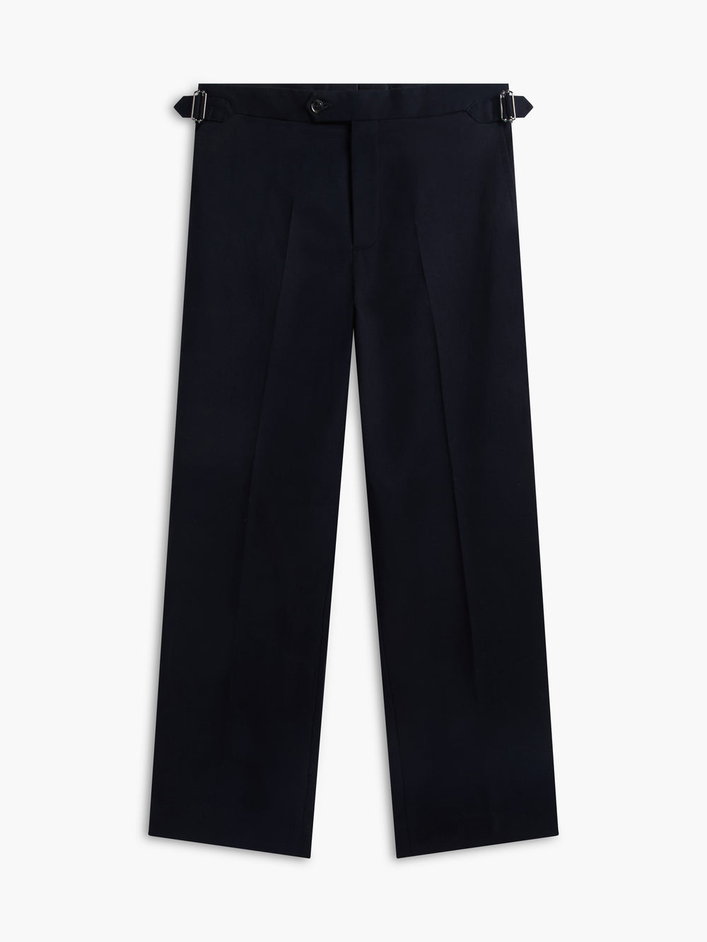 Relaxed Fit Pleated Twill Trouser