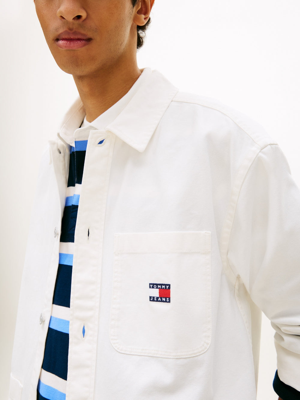 Oversized Fit Washed Overshirt Shirt