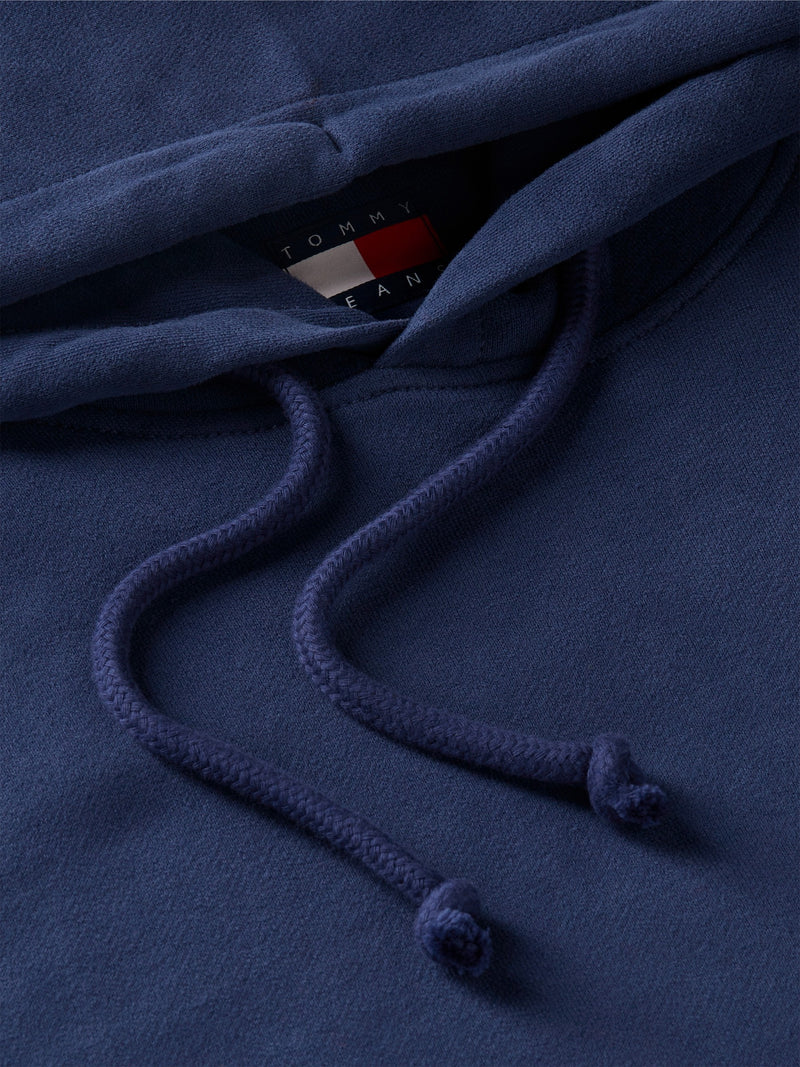 Regular Fit Suede Terry Hooded Sweatshirt