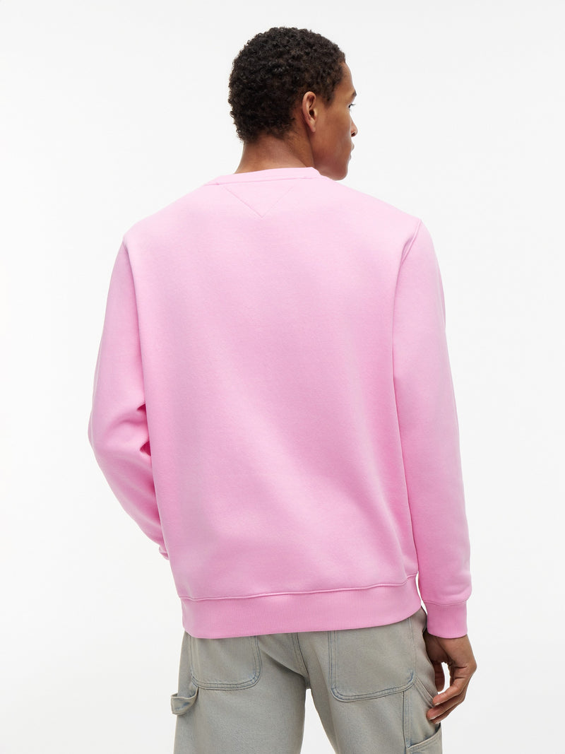 Regular Fit Brushed Fleece Crew Neck Sweatshirt