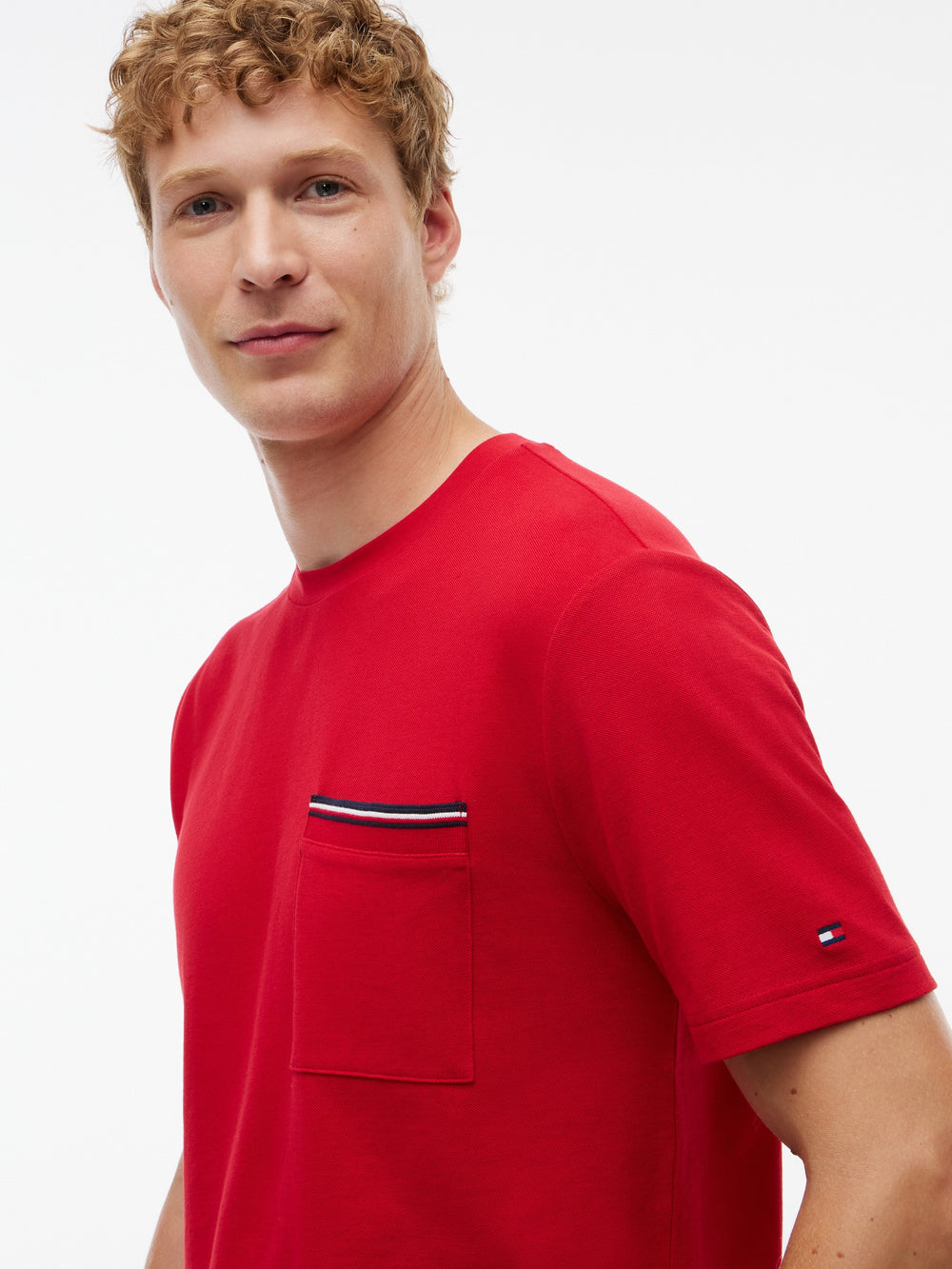 Regular Fit Pocket Pique Tshirt