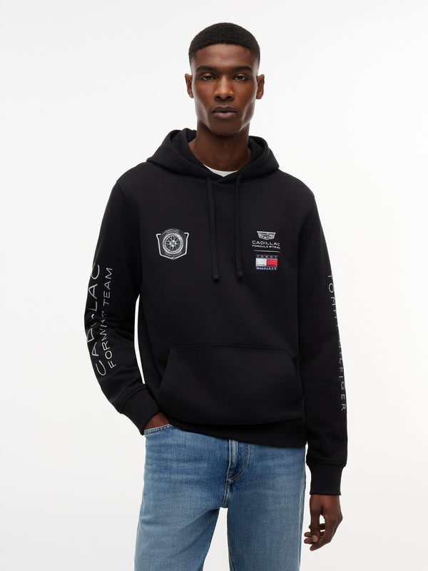 Regular Fit Cf1 Back Print Hoodie