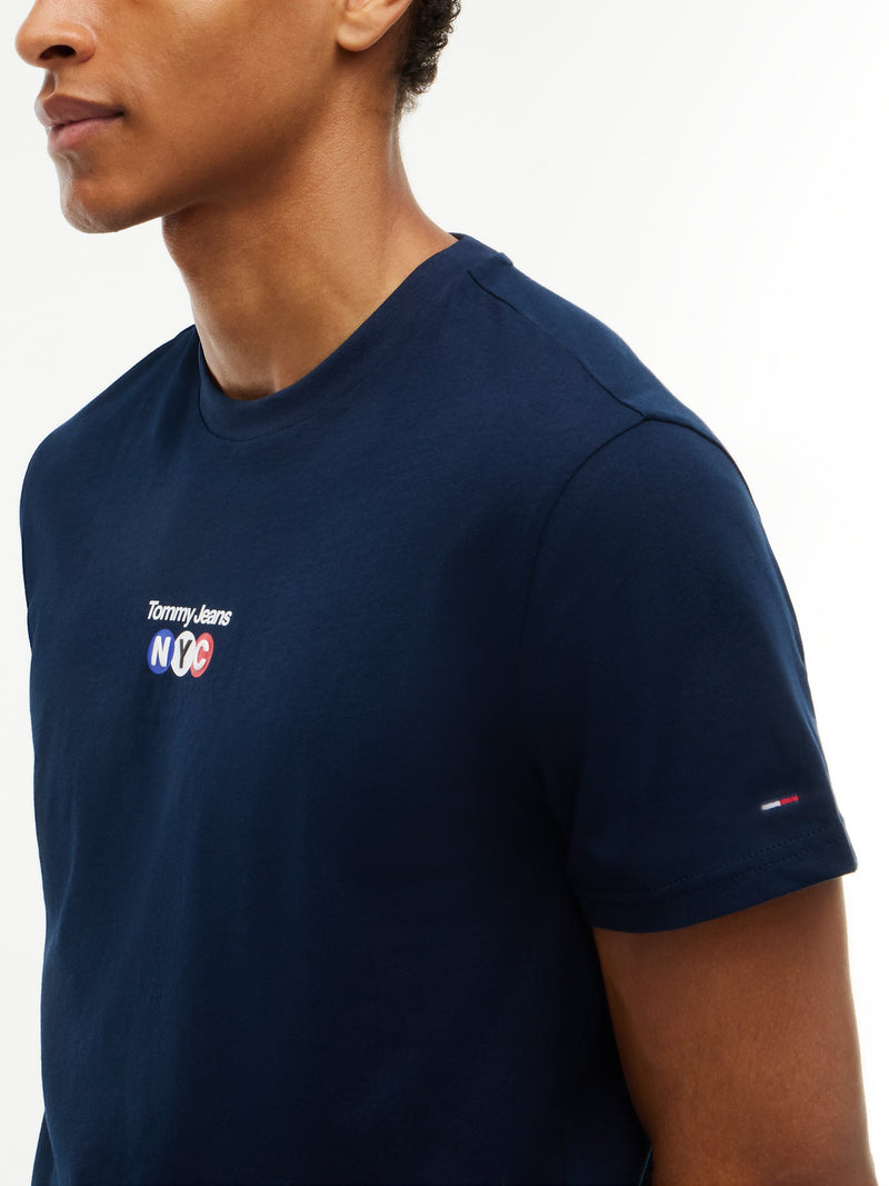 Slim Fit Nyc Logo T-Shirt