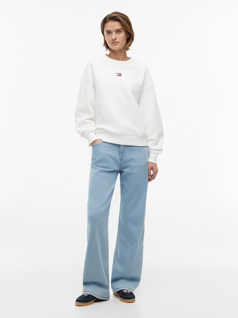 Relaxed Fit Terry Pullover