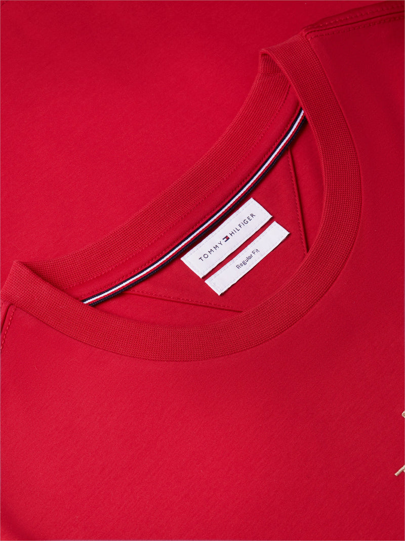 Regular Fit Embroidered Interlock Tshirt
