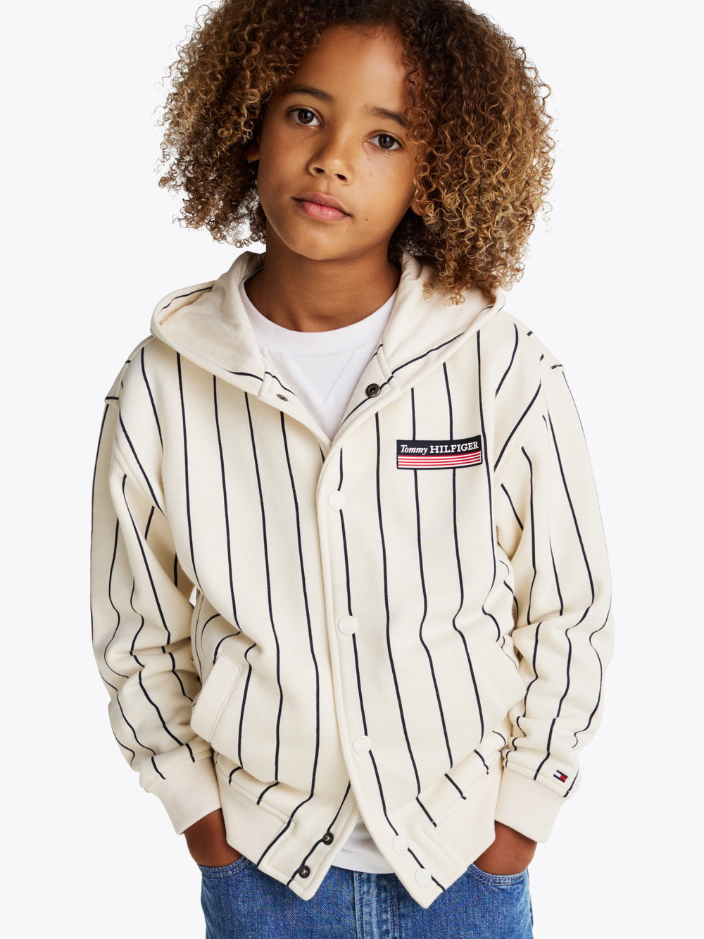 Kids Archive Fleece Button-Up Hoodie