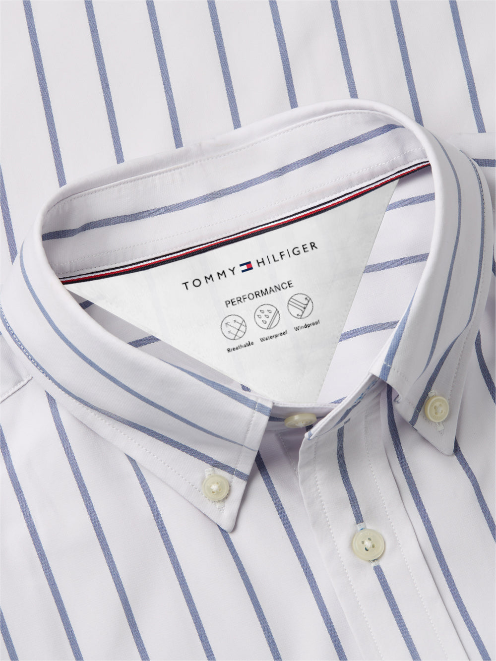 Regular Fit Stripe Performance Shirt