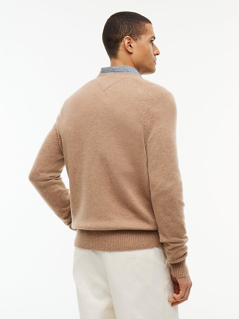 Crew Neck Lambswool Sweater