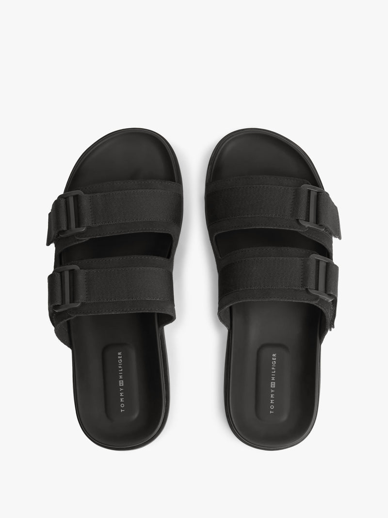 Men Hilfiger Mix Suede Buckle Sandal