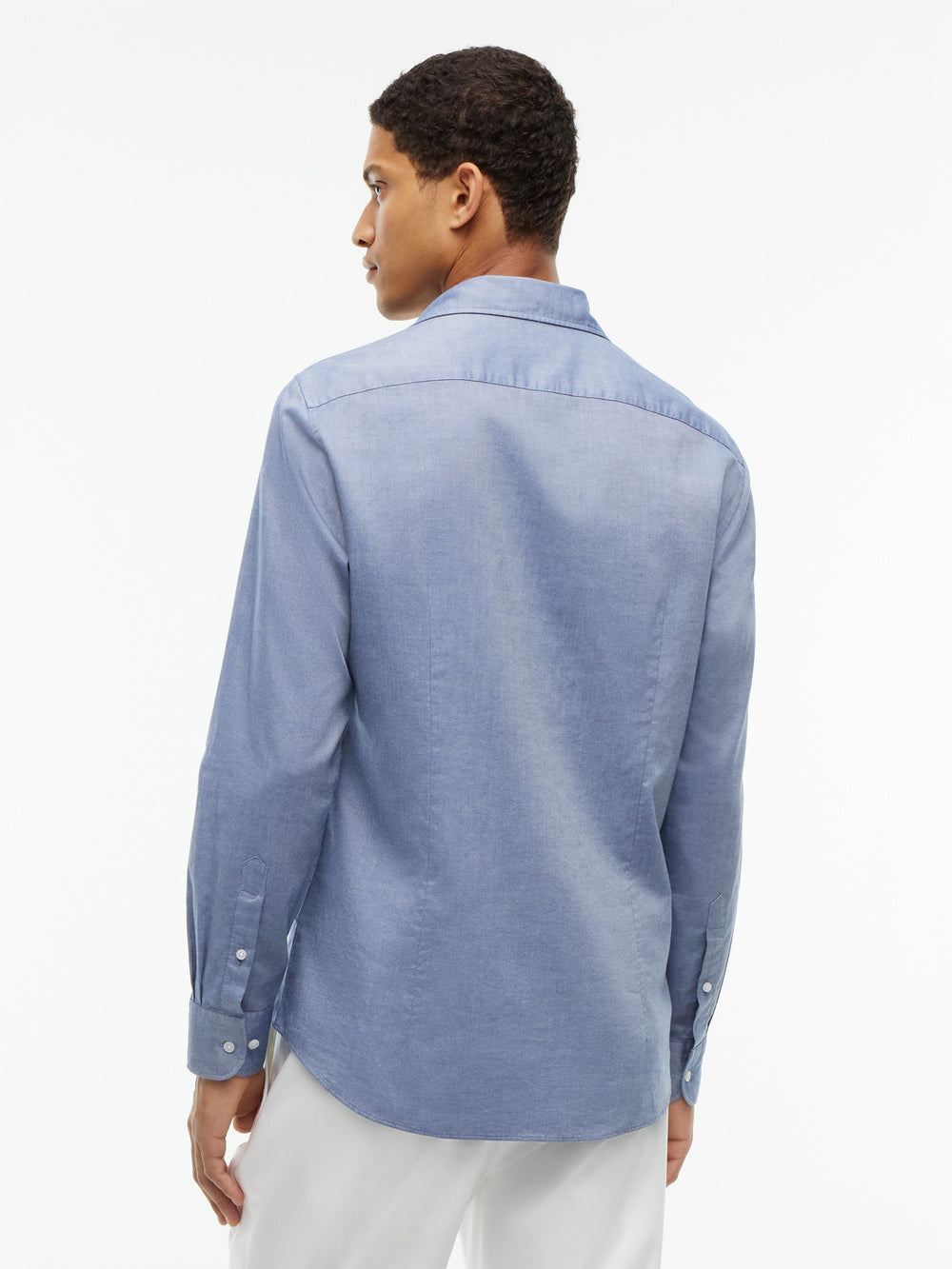 Slim Fit Solid Oxford Shirt