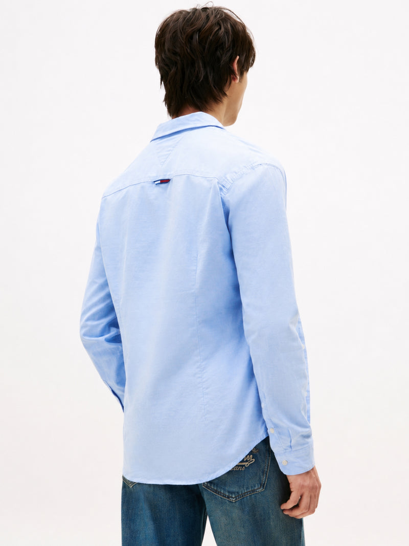 Slim Fit Solid Oxford Shirt