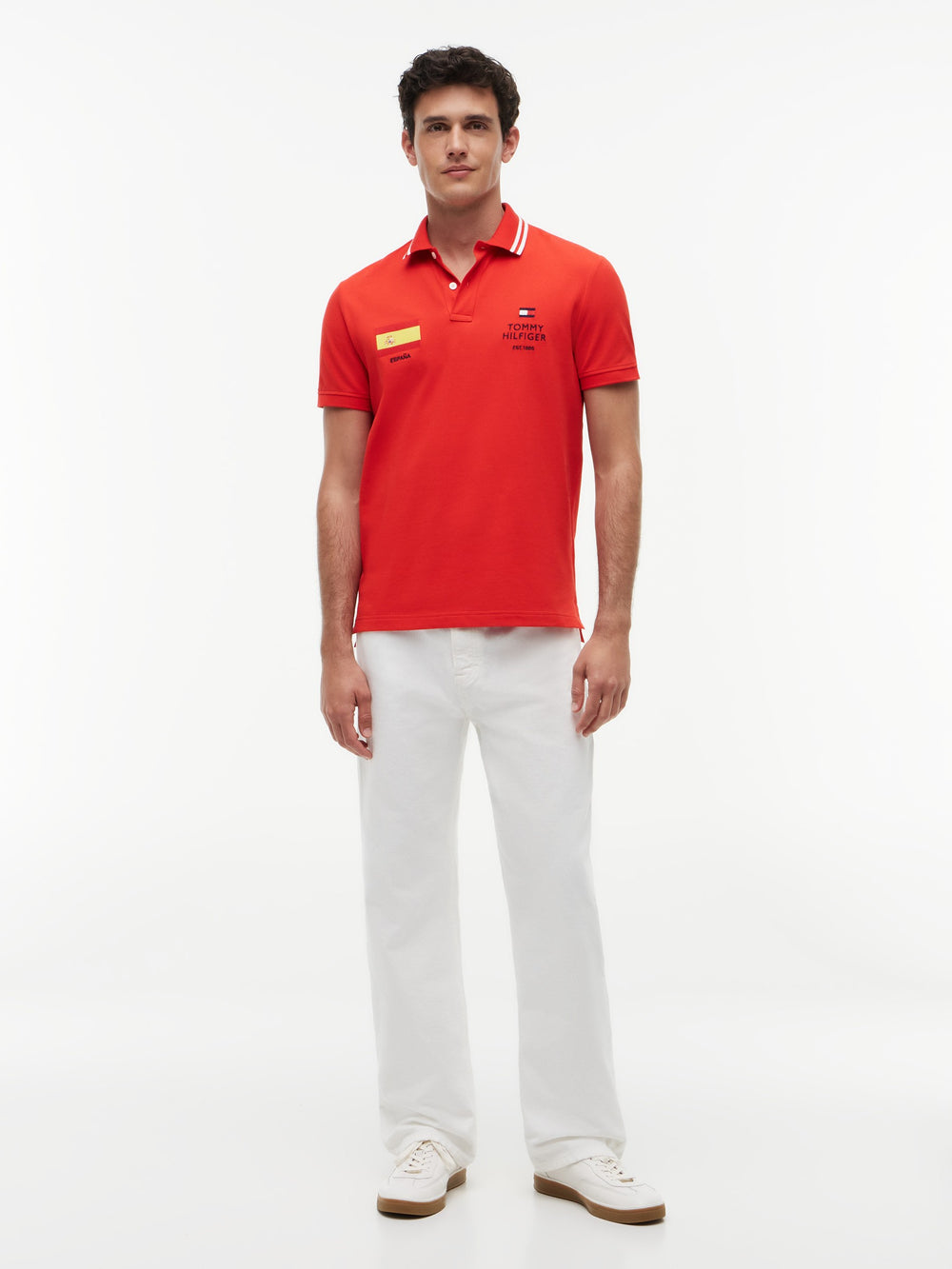 Regular Fit Graphic Pique Polo