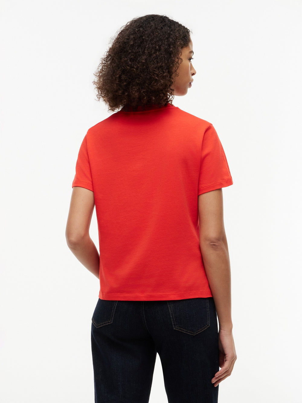 Solid Regular Fit Half Sleeve Cotton Jersey T-Shirt