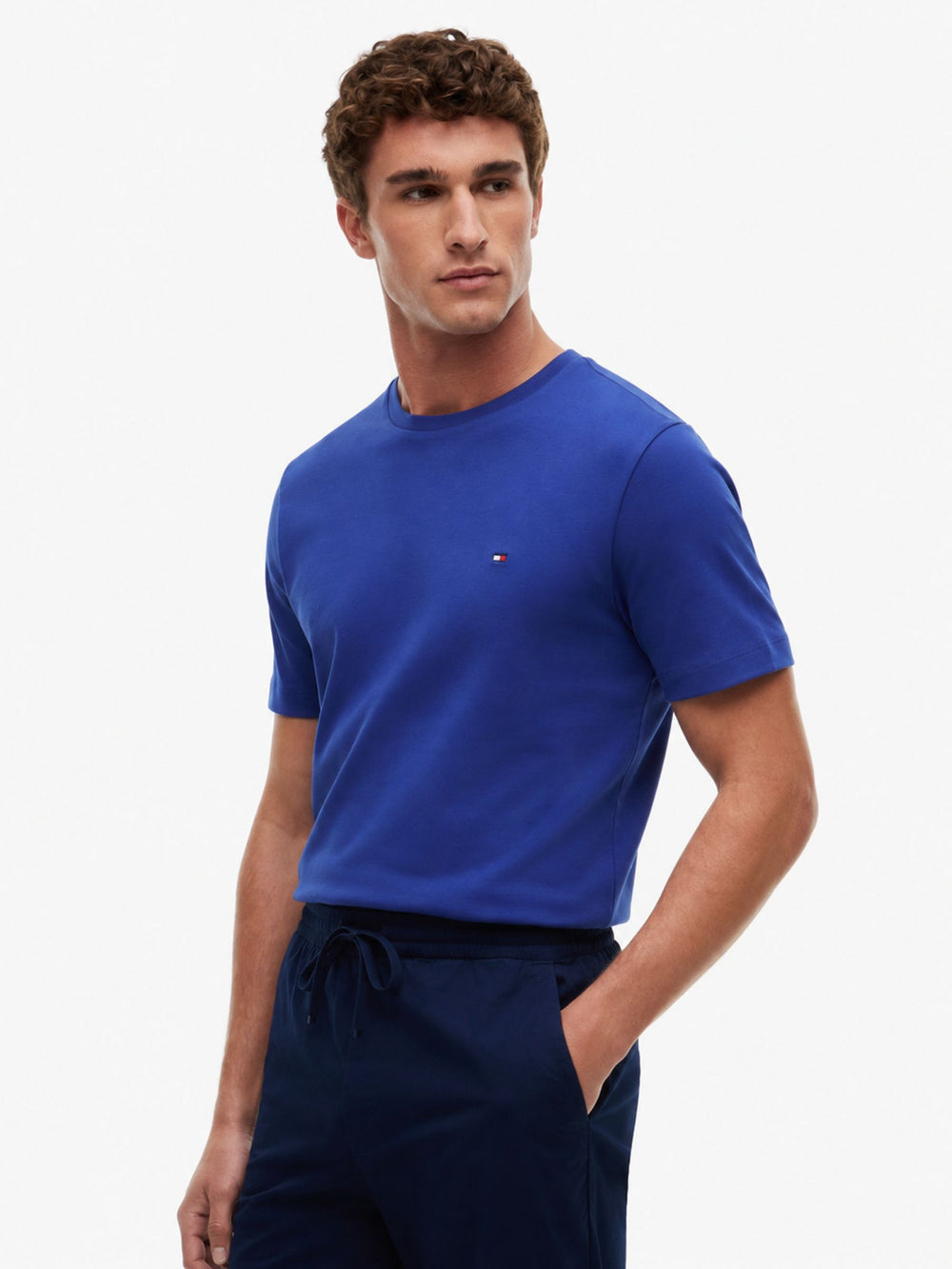 Regular Fit Solid Interlock Tshirt