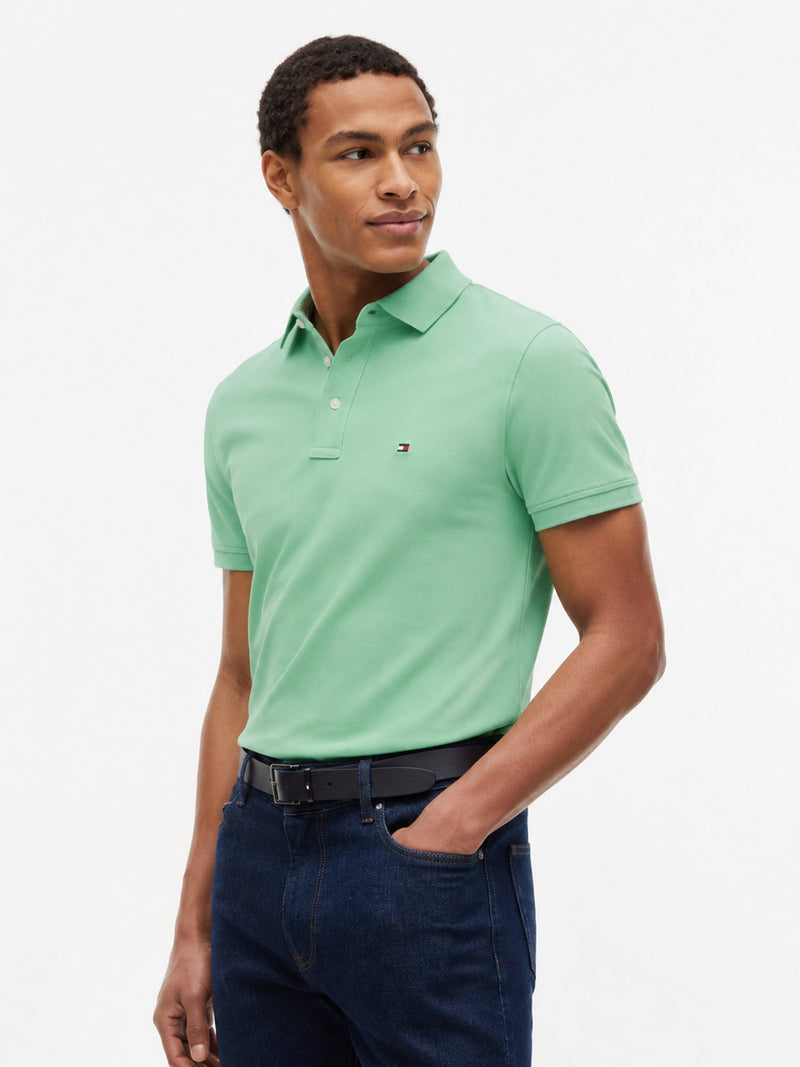 Slim Fit Solid Pique Polo