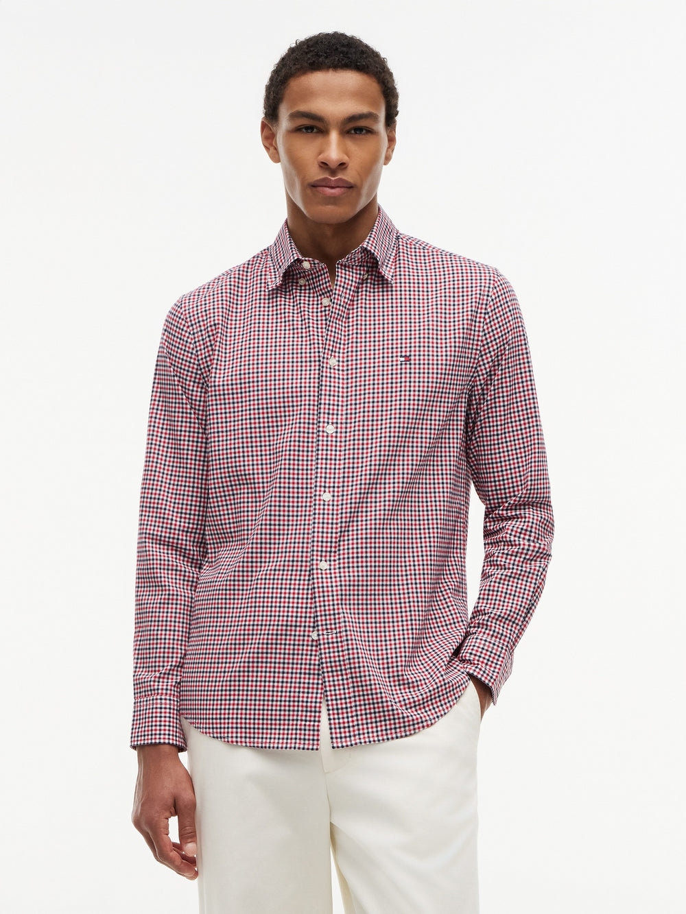 Regular Fit Check Poplin Shirt