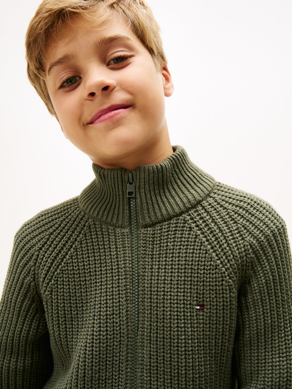 Kids Full Zip Sweater