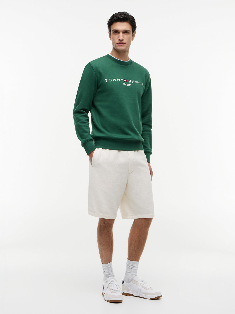 Tommy Logo Fleece Pullover