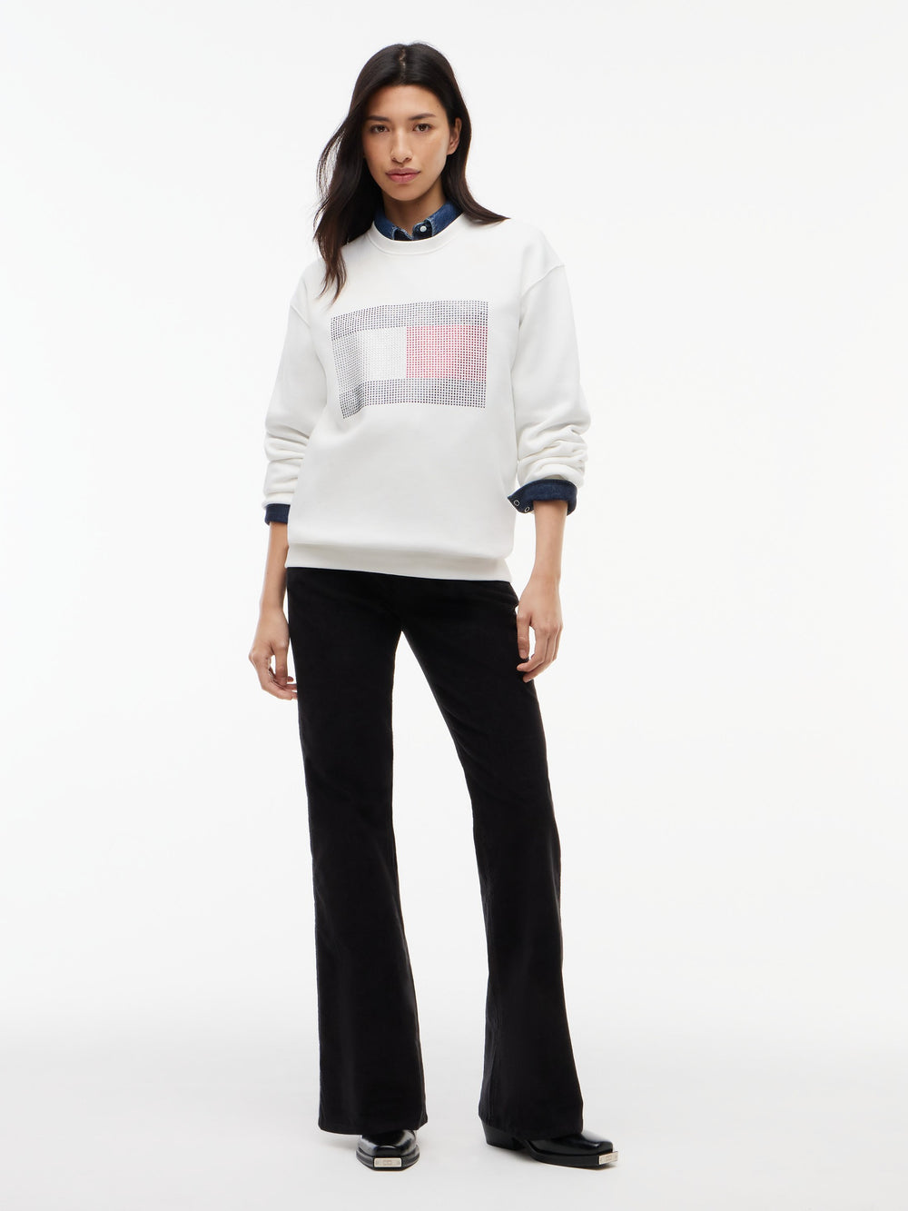 Relaxed Fit Fleece Sweatshirt