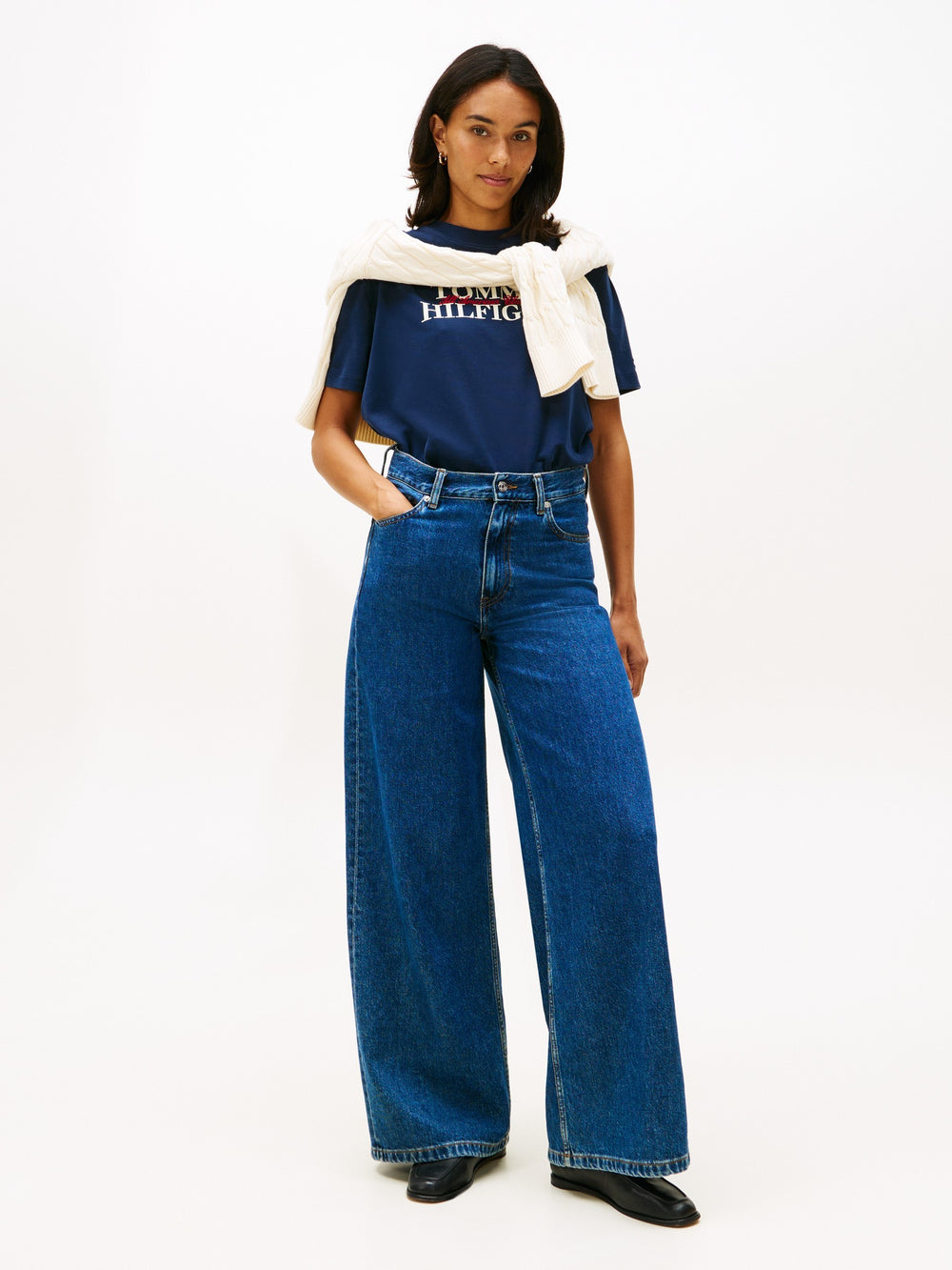 Solid Relaxed Fit Half Sleeve Cotton Jersey T-Shirt
