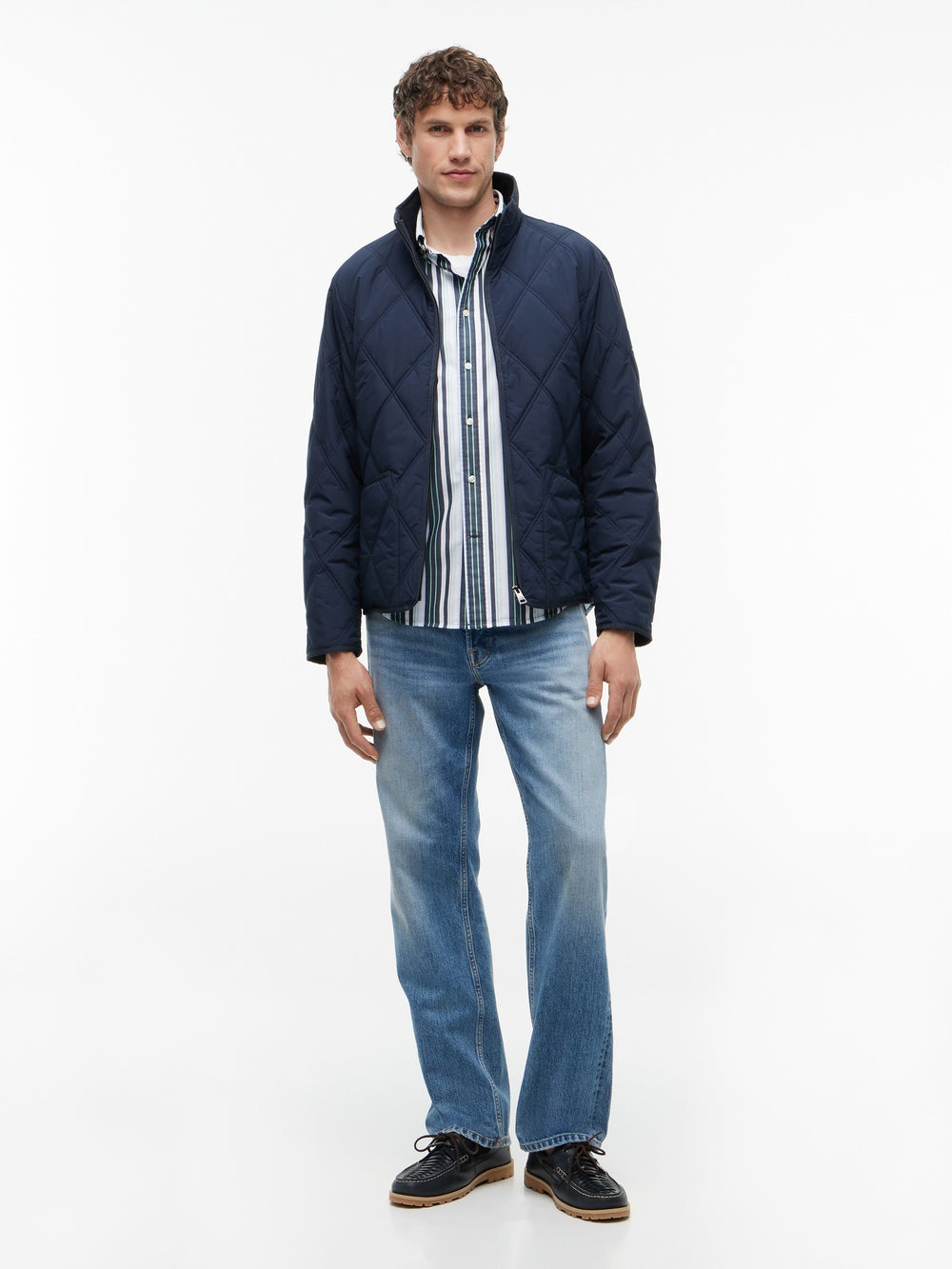 Regular Fit Stripe Poplin Shirt