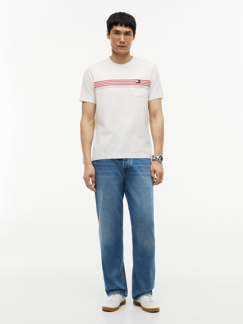 Regular Fit Striped Tshirt