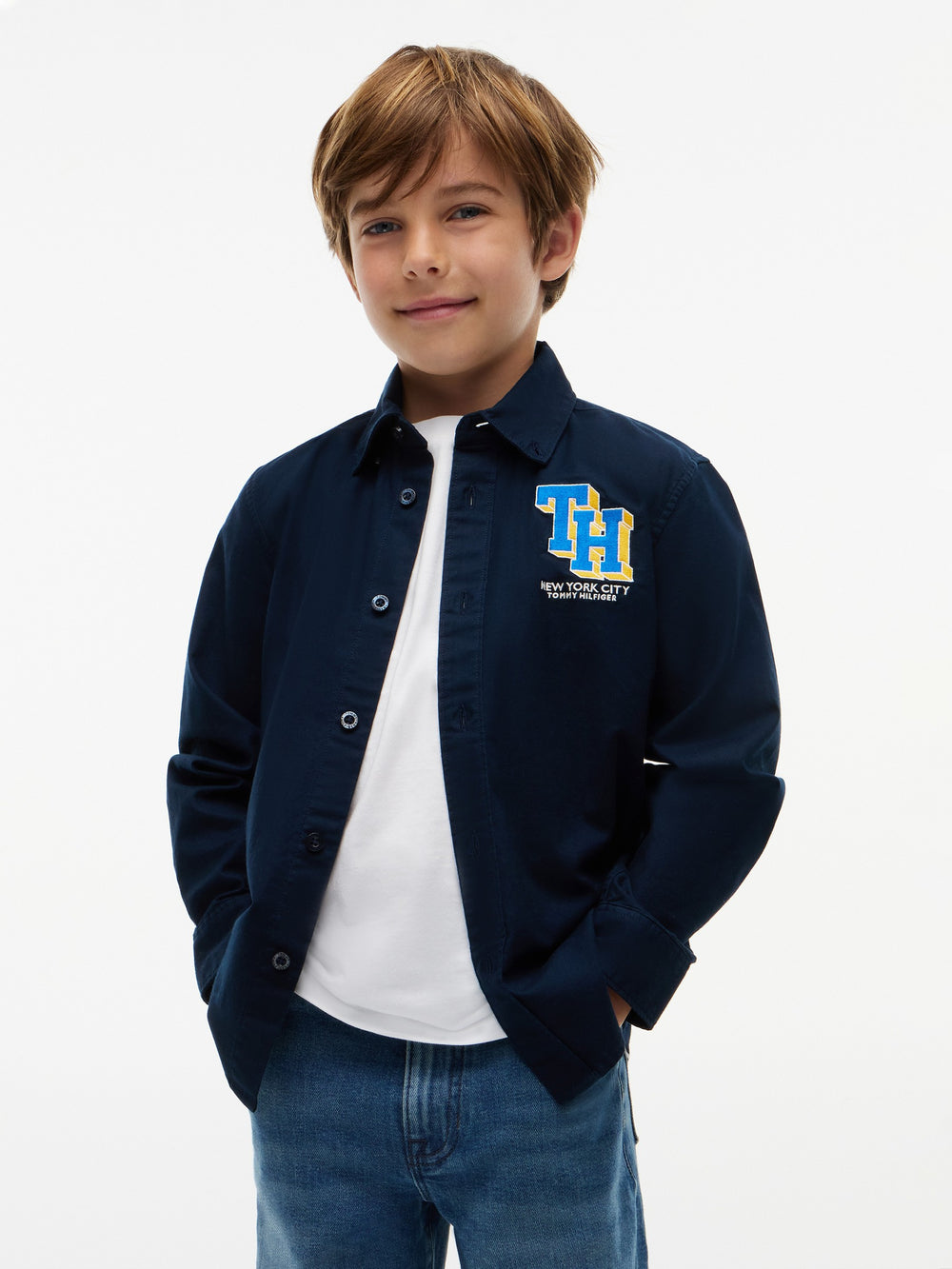 Kids Oxford Stretch Shirt