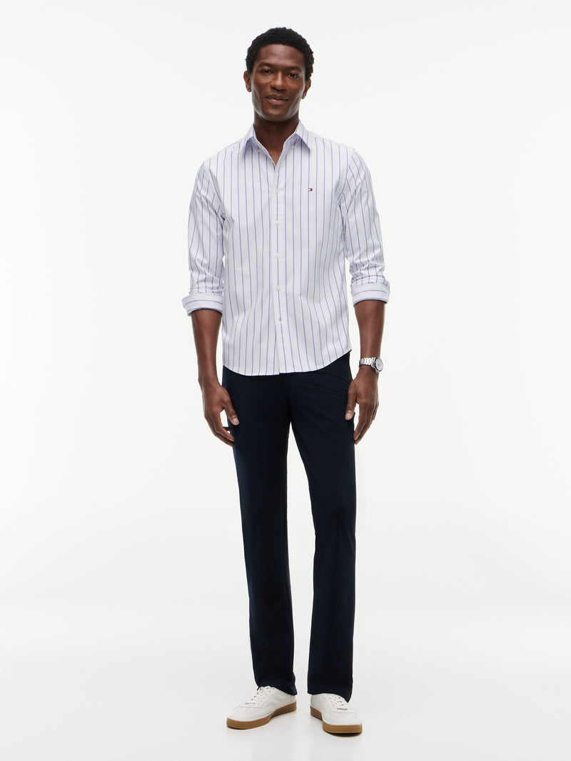 Regular Fit Stripe Performance Shirt