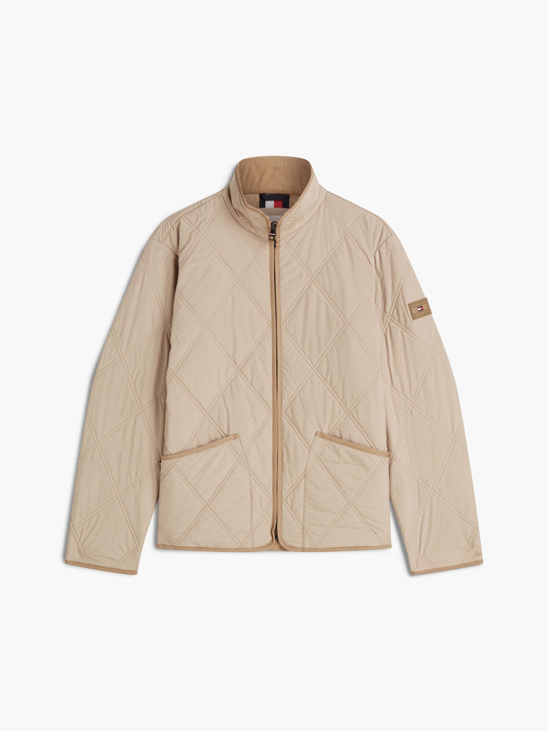 Regular Fit Quilted or Padded Jacket