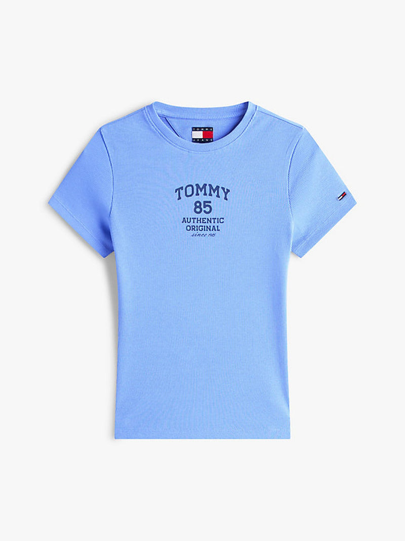 Solid Slim Fit Half Sleeve Ribbed T-Shirt