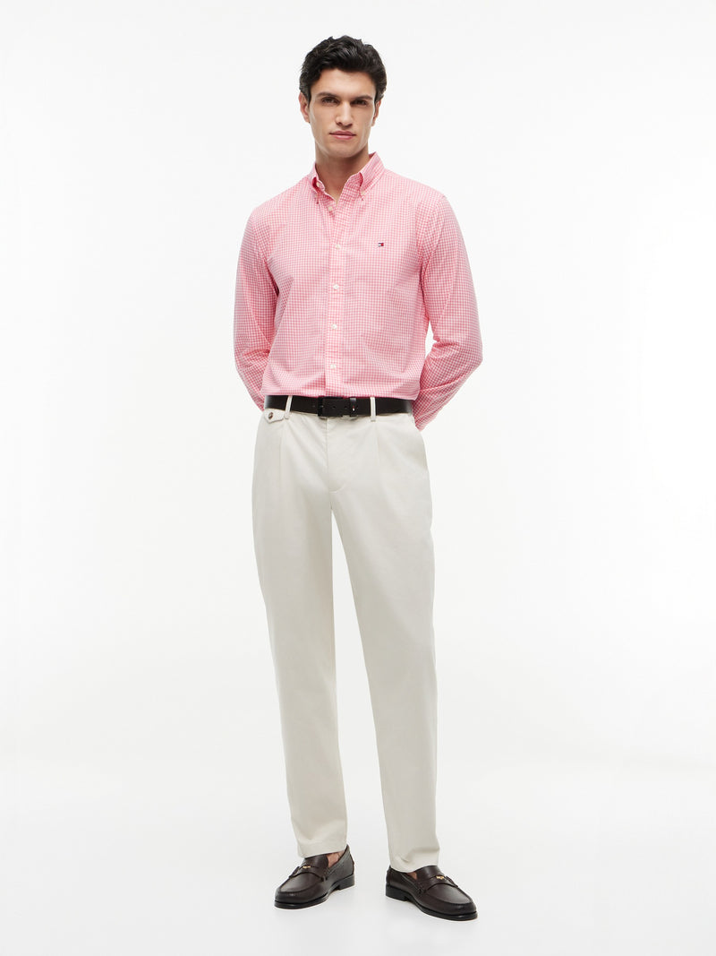 Regular Fit Check Poplin Shirt