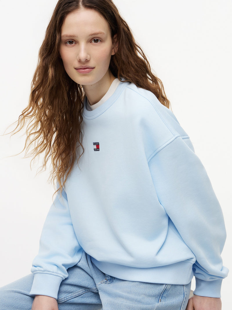 Relaxed Fit Terry Pullover