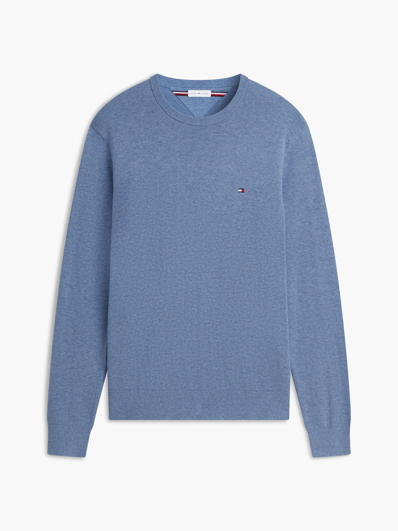 Crew Neck Solid Pullover