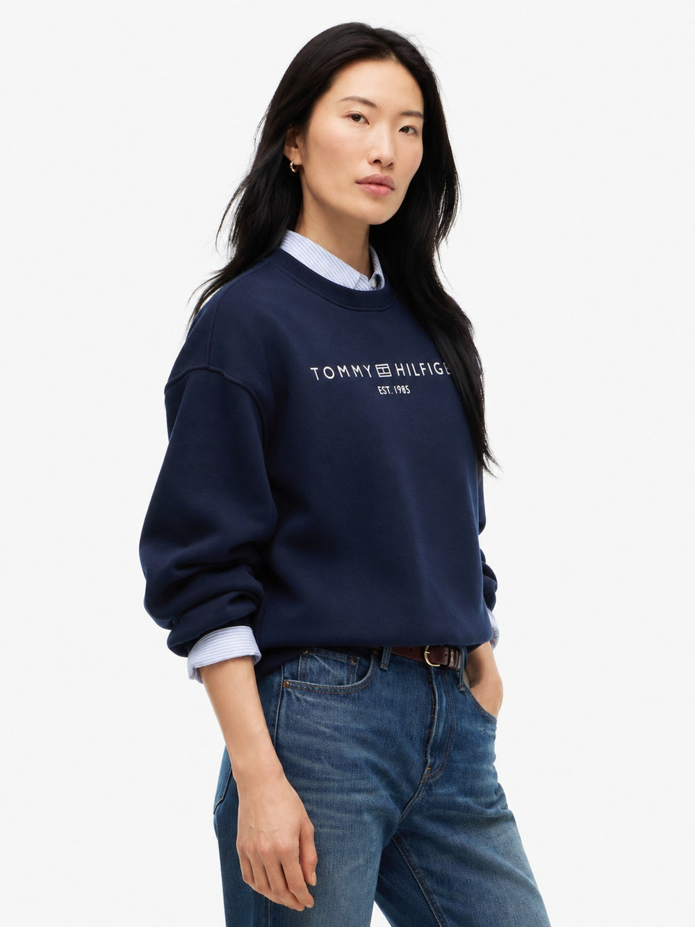 Relaxed Fit Fleece Pullover