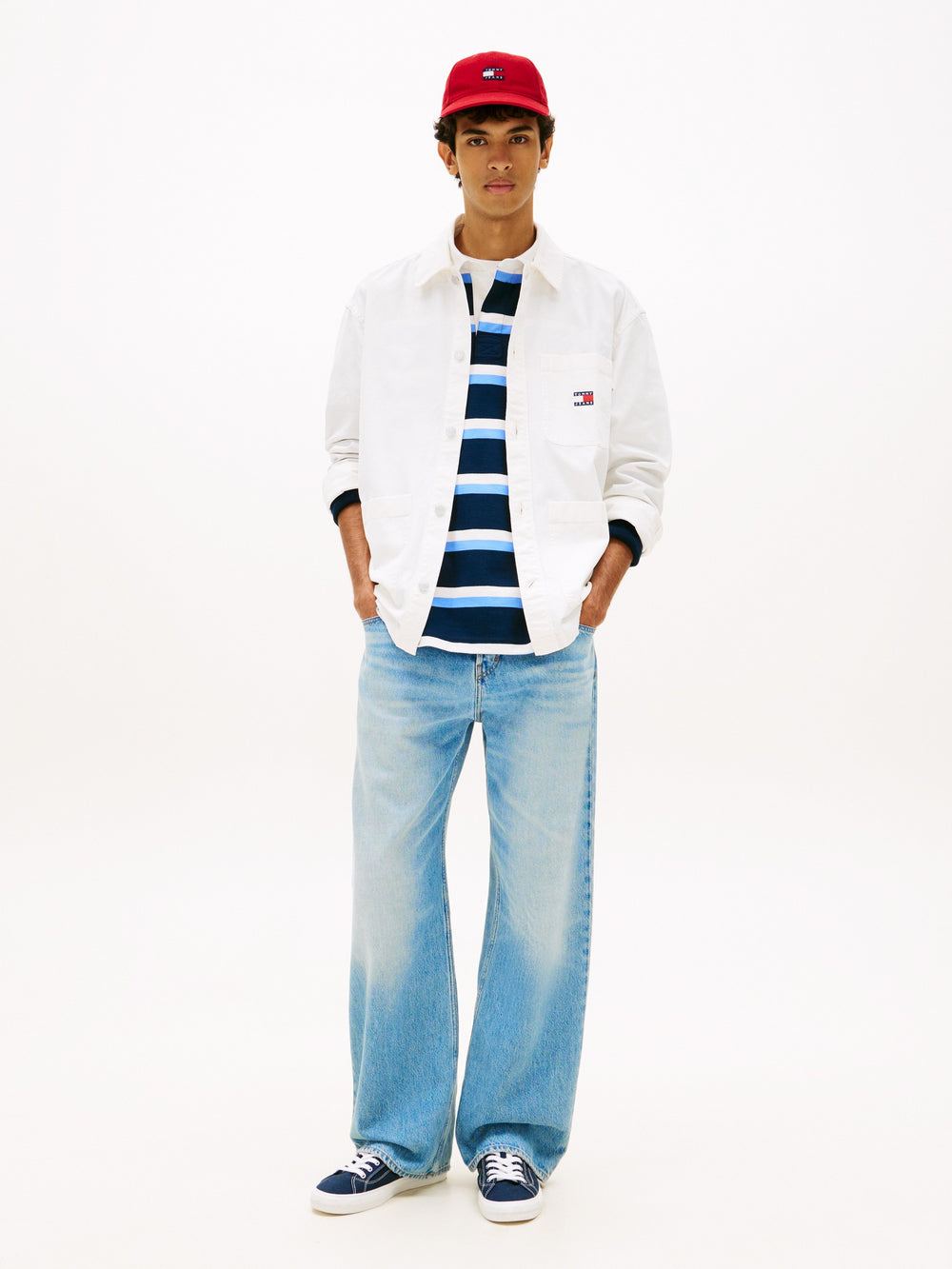 Oversized Fit Washed Overshirt Shirt