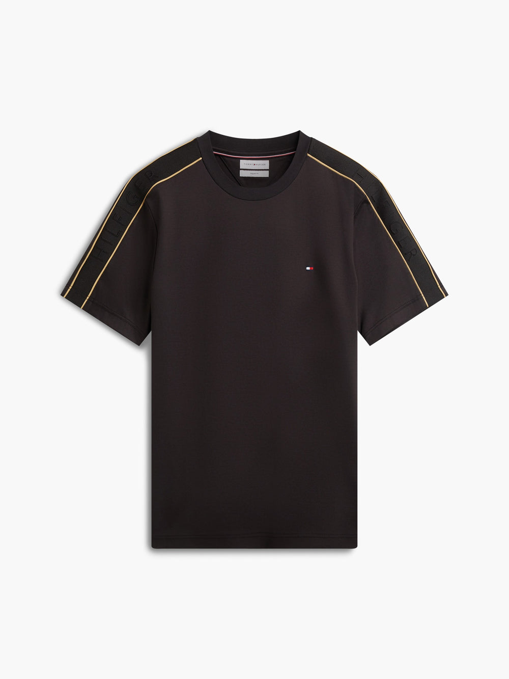 Regular Fit Sleeve Taped Interlock Tshirt