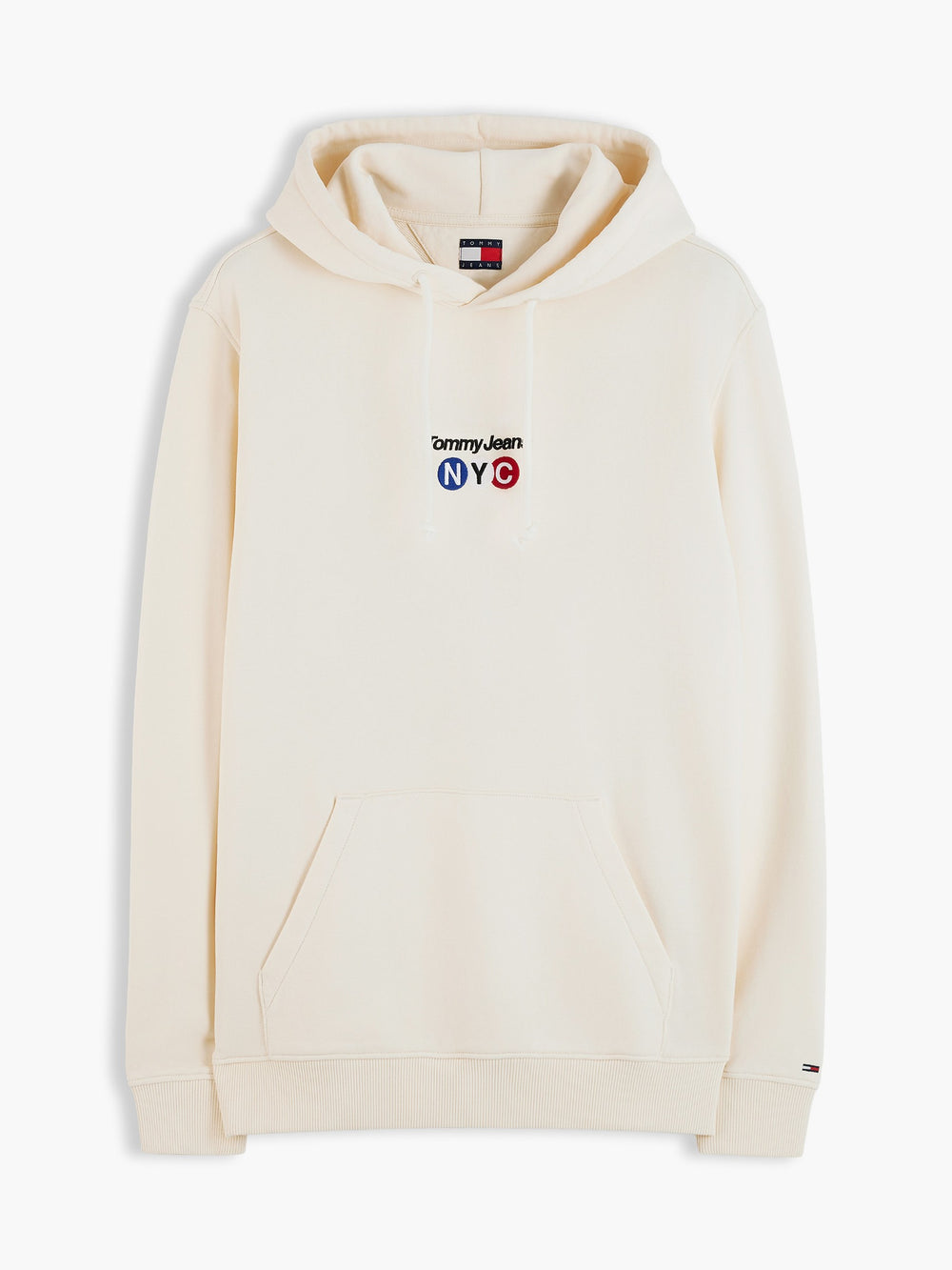 Regular Fit Diagonal Terry Hooded Sweatshirt