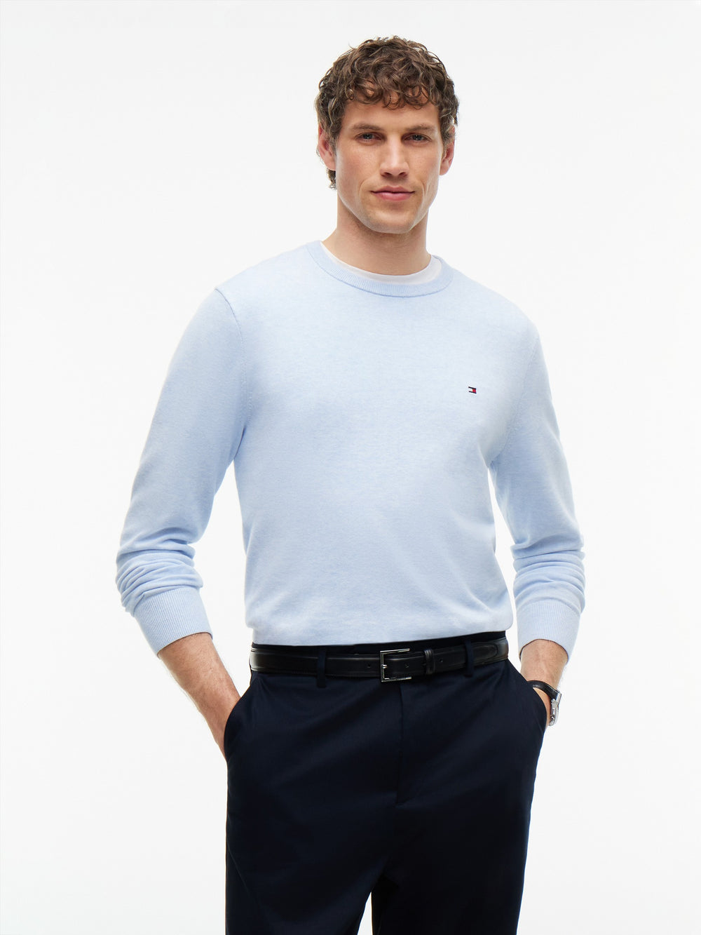 Crew Neck Basic Sweater