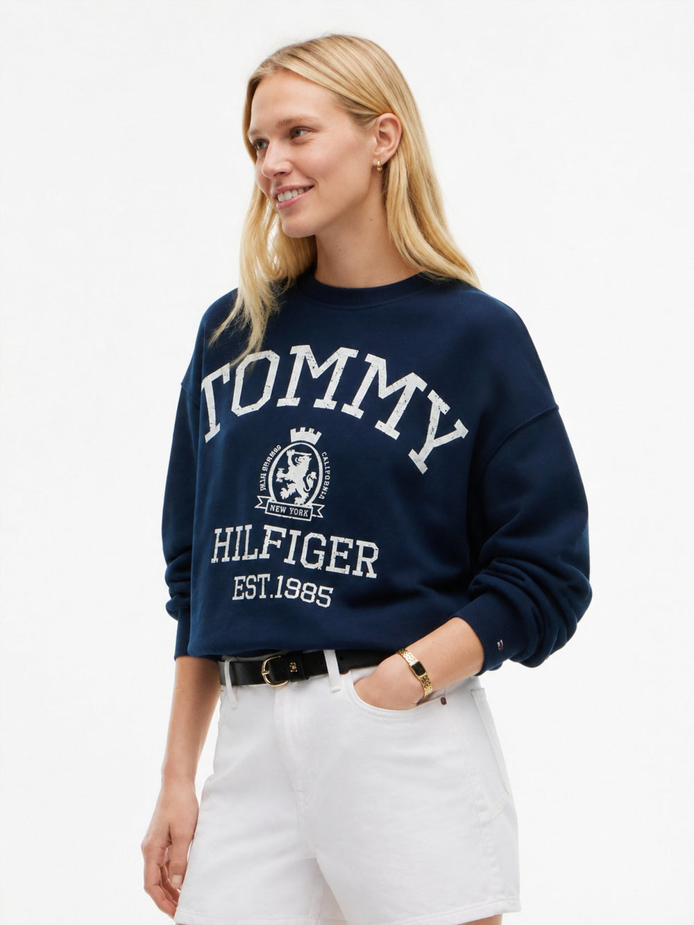 Relaxed Fit Terry Pullover