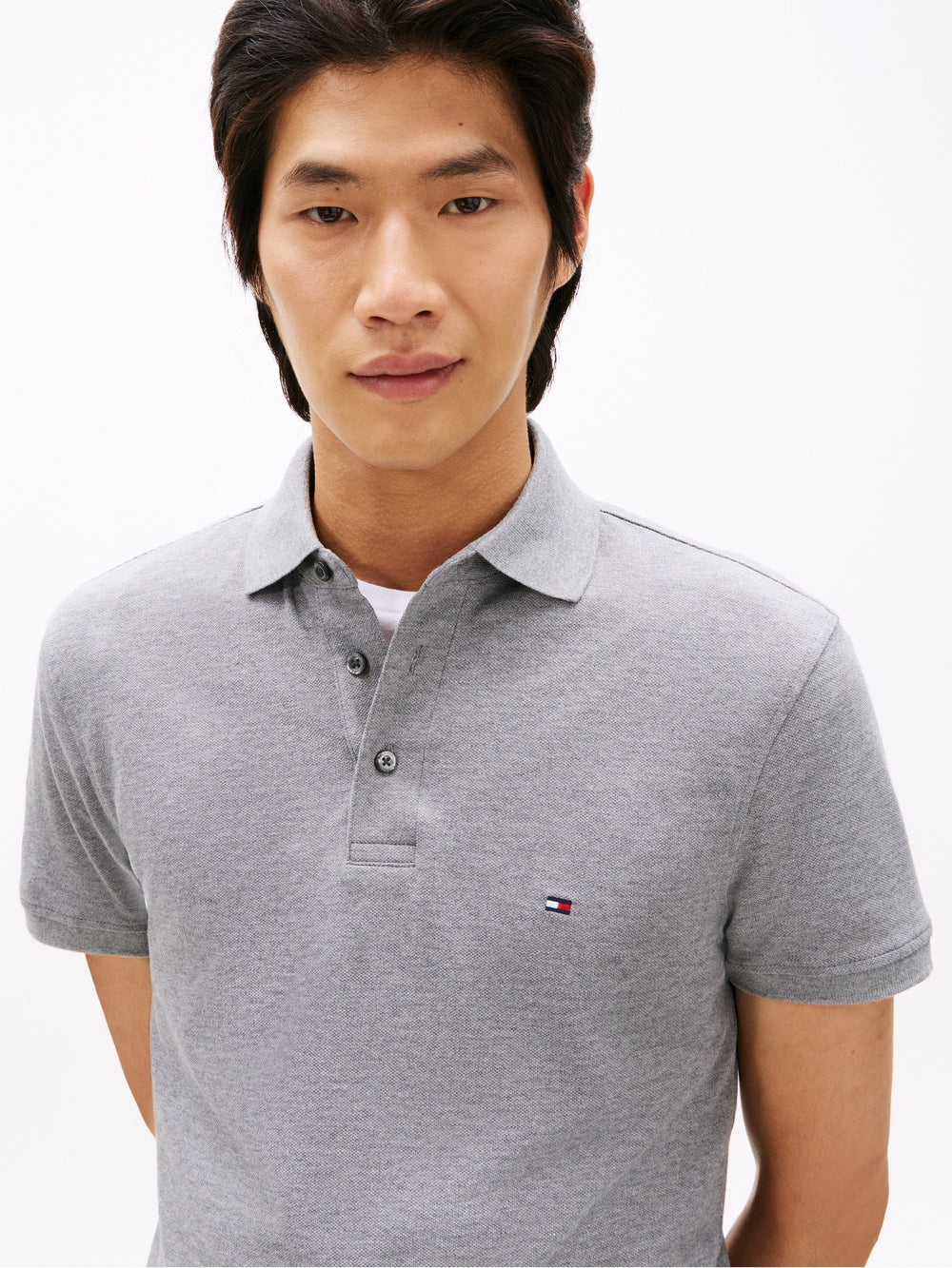 Slim Fit Solid Pique Polo