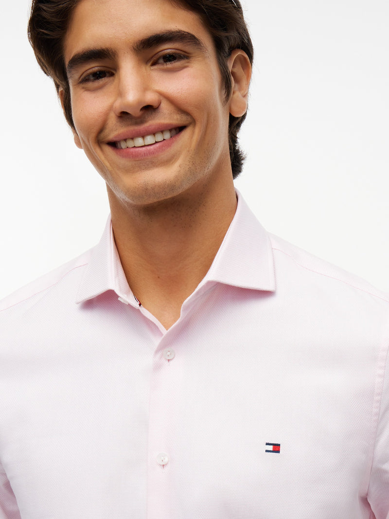 Slim Fit Texture Dobby Shirt