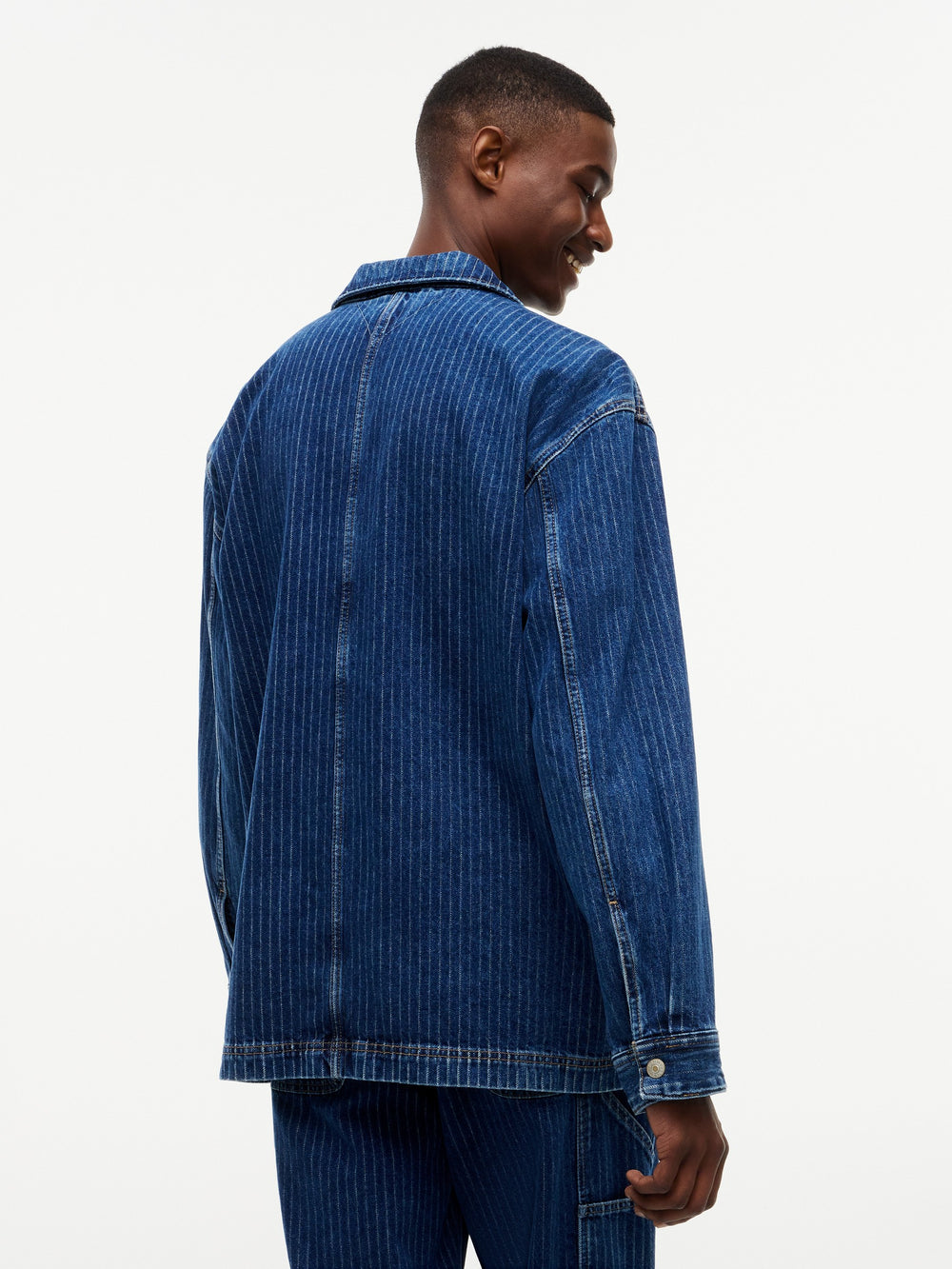 Relaxed Fit Washed Denim Shirt