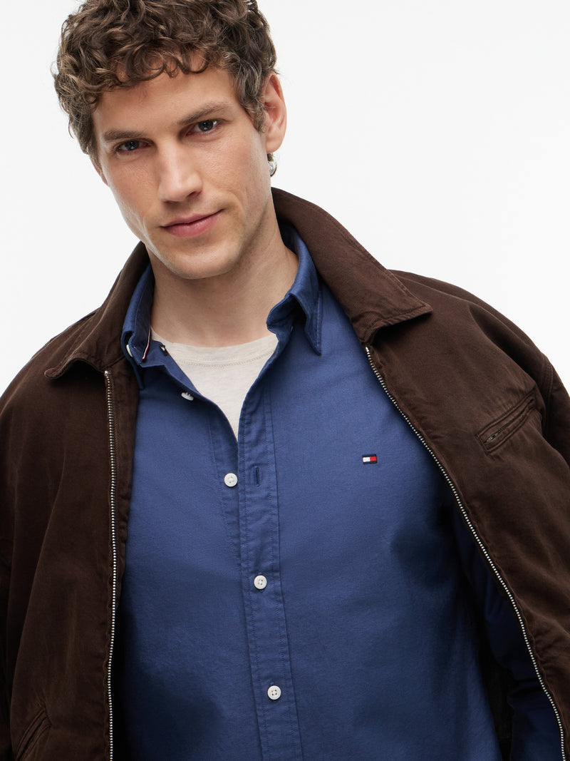 Regular Fit Solid Oxford Shirt