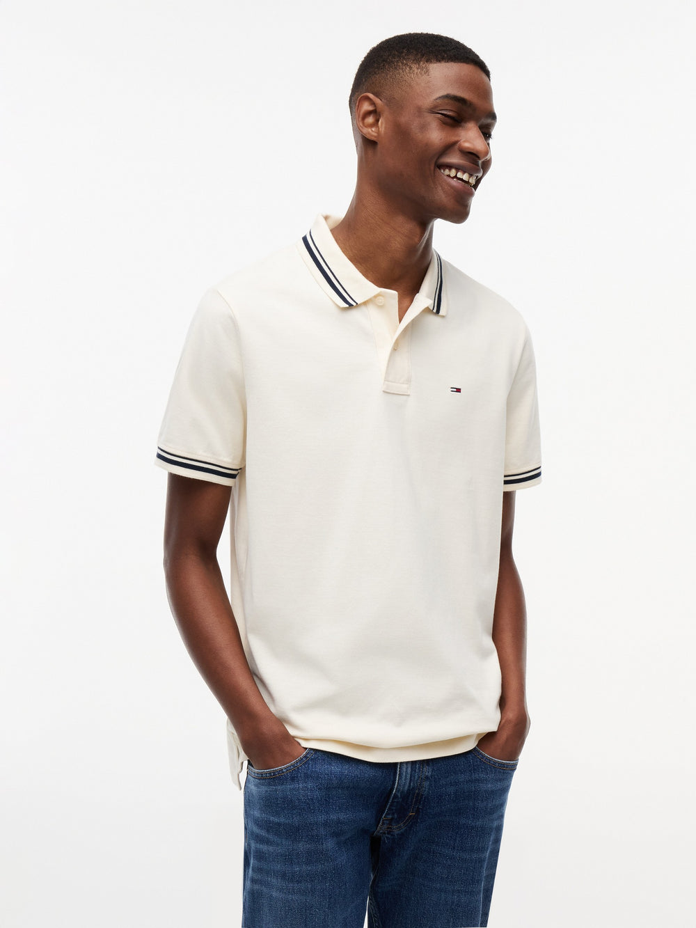 Regular Fit Tipped Polo