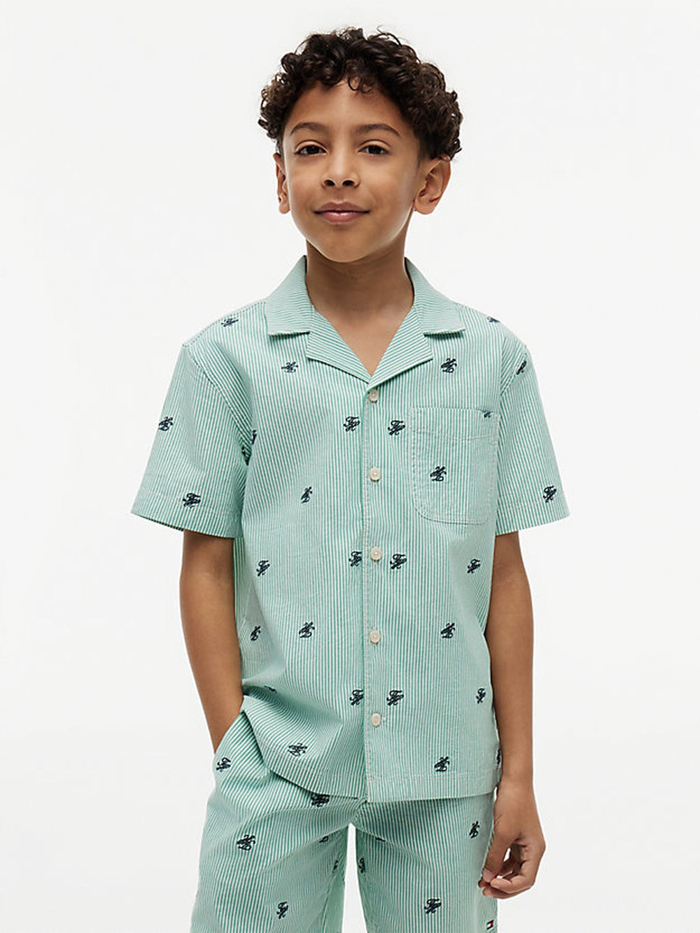 Kids Poplin Stretch Shirt