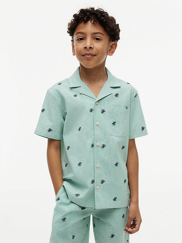 Kids Poplin Stretch Shirt