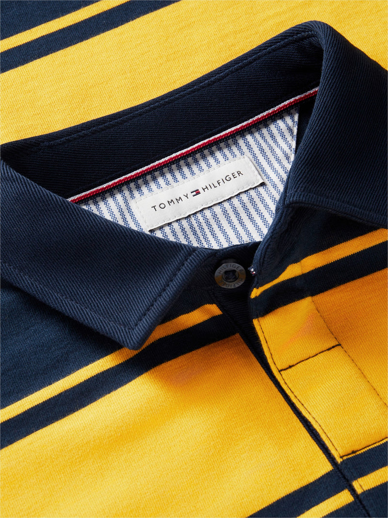Kids Long-Sleeve Stripe Polo
